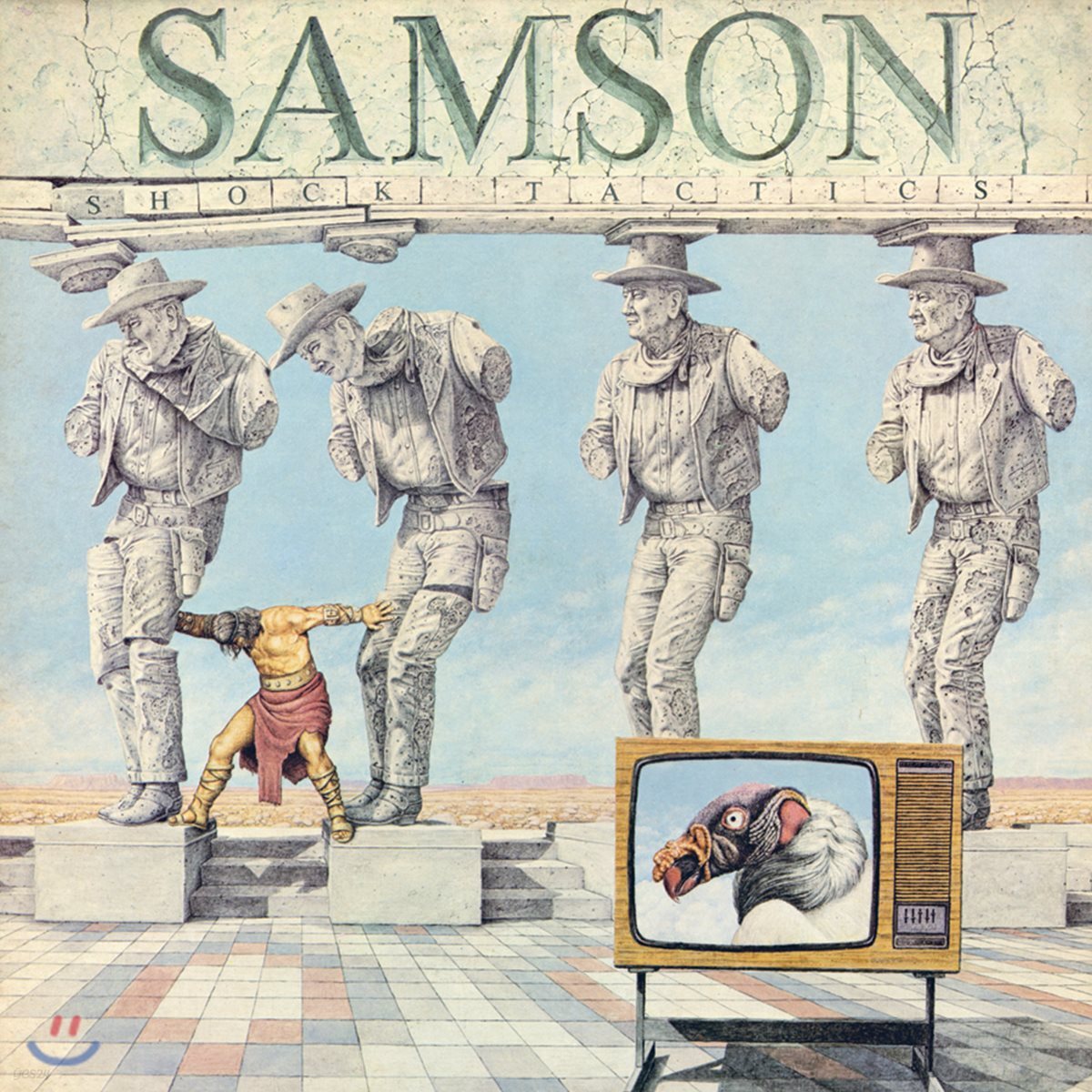 Samson (삼손) - Shock Tactics [레드 컬러 LP]