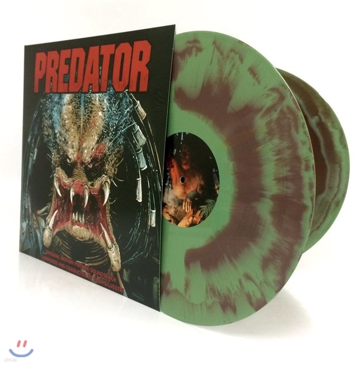 프레데터 영화음악 (Predator OST by Alan Silvestri 앨런 실베스트리)  [그린&amp;브라운 컬러 LP]