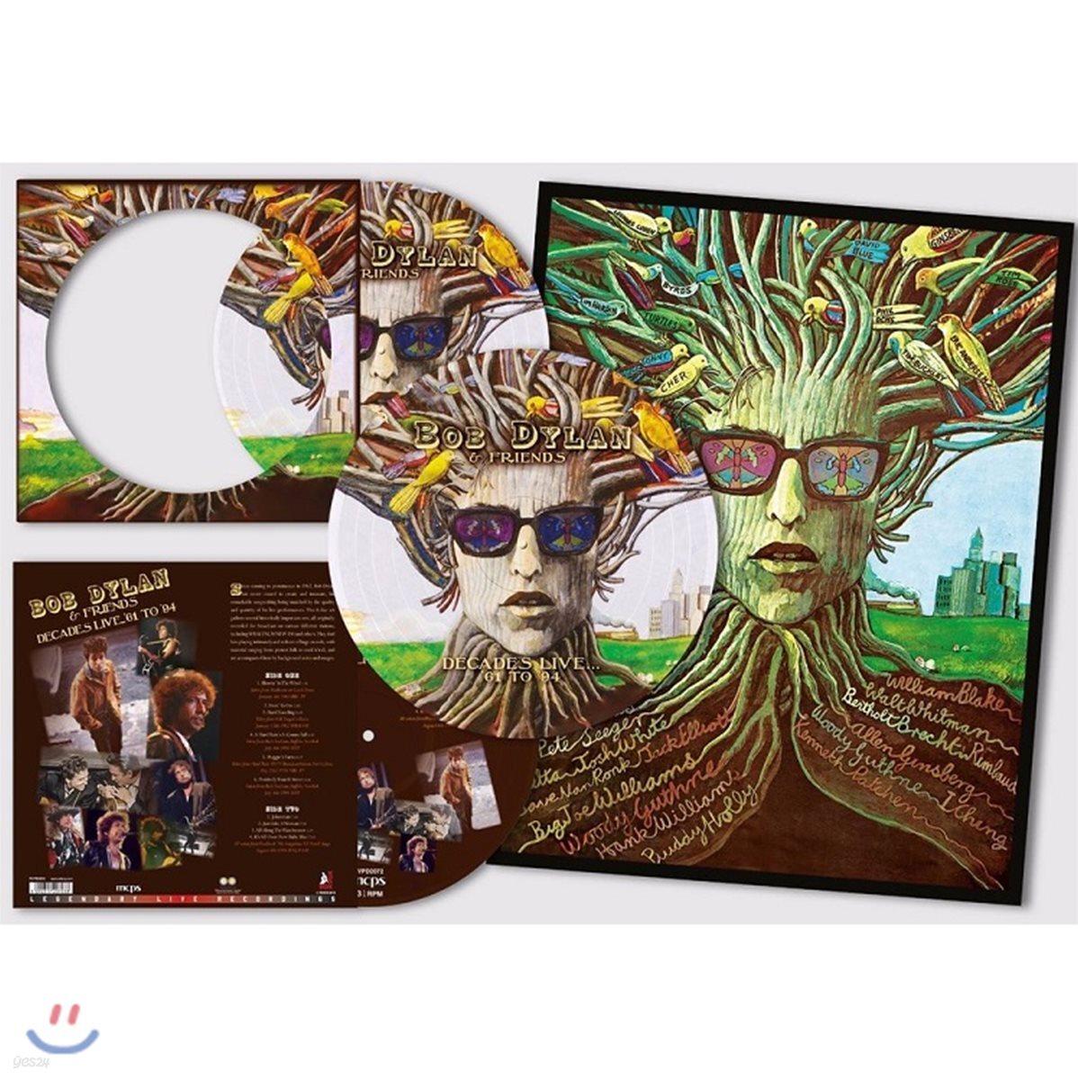 Bob Dylan & Friends (밥 딜런 앤 프렌즈) - Decades Live... '61 To '94 [픽처 디스크 LP]