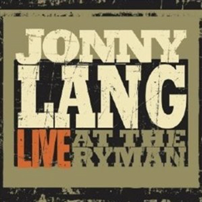 Jonny Lang - Live At The Ryman (Digipack)(CD)