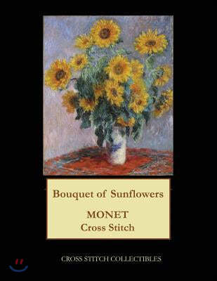 Bouquet of Sunflowers: Monet cross stitch pattern