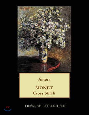 Asters: Monet cross stitch pattern