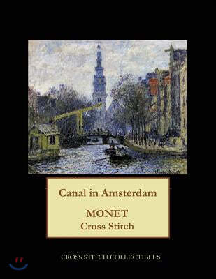 Canal in Amsterdam: Monet cross stitch pattern