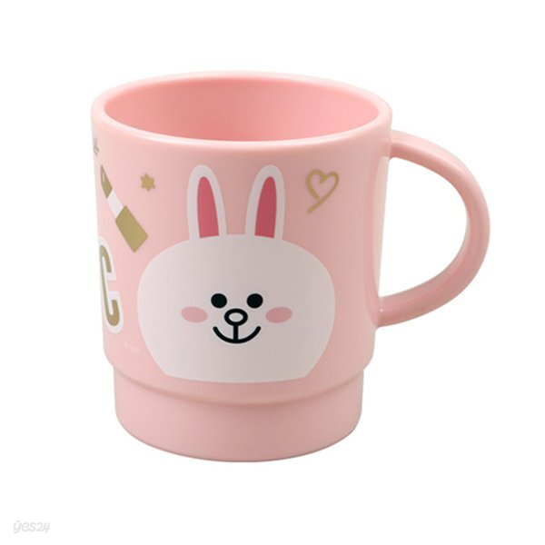 코니 핸들컵 340ml 핑크