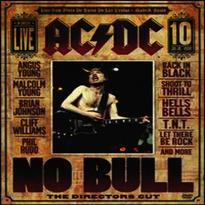 AC/DC - No Bull - Live at Plaza de Toros, Madrid (Digipack) (지역코드1)(DVD ...