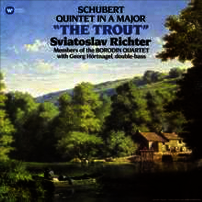 Sviatoslav Richter,Members of the Borodin Quartet — 슈베르트: 피아노 오중주 '송어' (Schubert: Piano Quintet in A major, D667 'The Trout') - Sviatoslav Richter 앨범 커버
