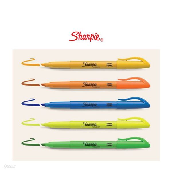 [알앤비]Sharpie 샤피 포켓 형광펜 / 클립형