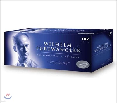 Wilhelm Furtwangler 푸르트뱅글러의 유산 (The Legacy) [107CD + 44P 부클릿 + CD-ROM + DVD]