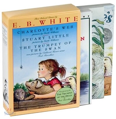 E. B. White Box Set: 3 Classic Favorites: Charlotte's Web, Stuart Little, the Trumpet of the Swan