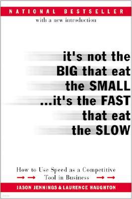 It's Not the Big That Eat the Small...It's the Fast That Eat the Slow: How to Use Speed as a Competitive Tool in Business