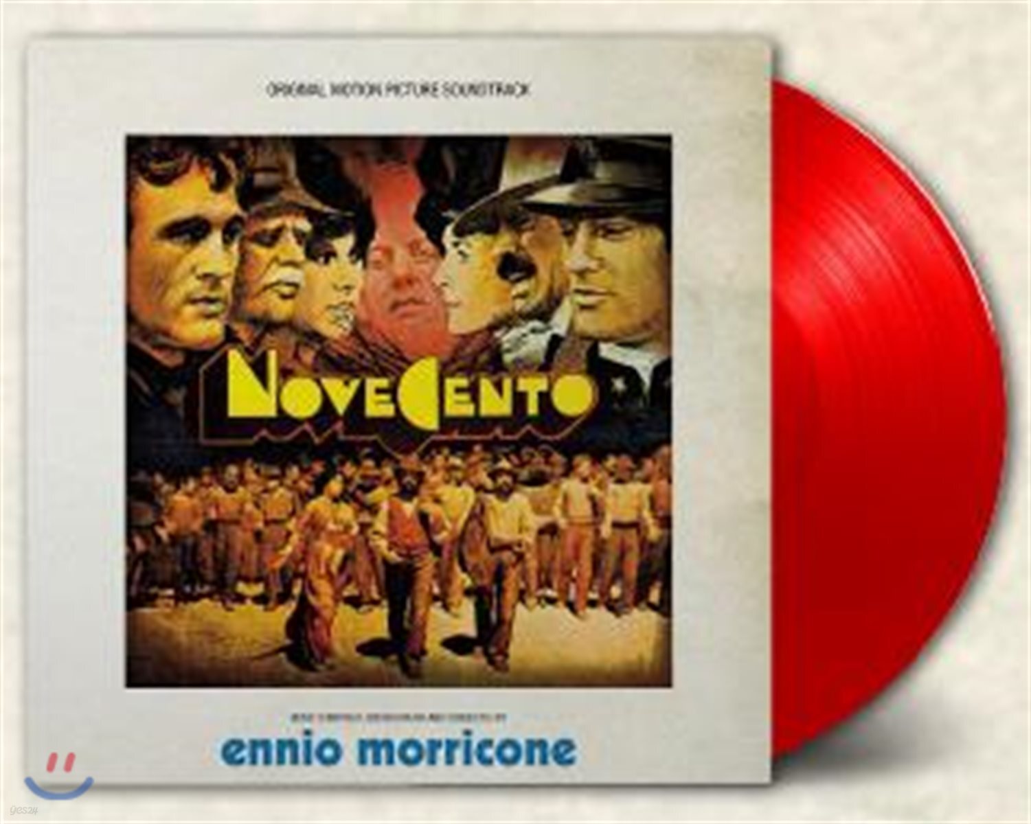 Novecento OST (영화 1900년 OST by Ennio Morricone 엔니오 모리꼬네) [레드 컬러디스크 LP]