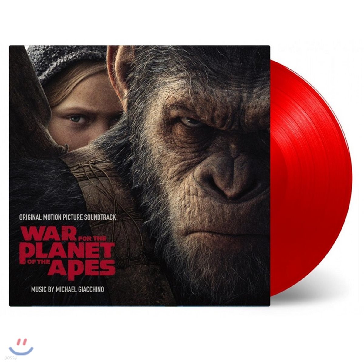 혹성 탈출 : 종의 전쟁 영화음악 (War For The Planet Of The Apes OST by Michael Giacchino 마이클 지아치노) [레드 컬러 2LP]