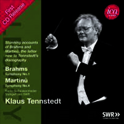 브람스: 교향곡 1번 & 마르티누: 교향곡 4번 (Brahms: Symphony No.1 & Martinu: Symphony No. 4)(CD) - Klaus Tennstedt