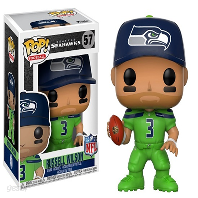 Funko Pop! NFL W4 - Russell Wilson (seahawks Color Rush)