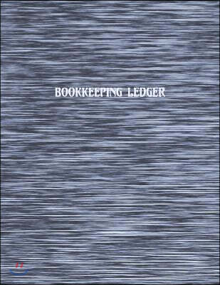 Bookkeeping Ledger: 80 Pages, 5 Columns