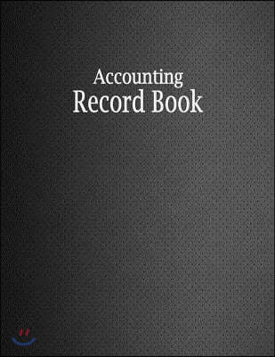 Accounting Record Book: 100 Pages, 2 Column Ledger