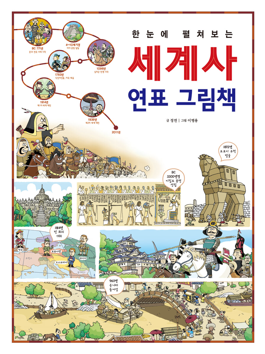 한눈에 펼쳐보는 세계사 연표 그림책