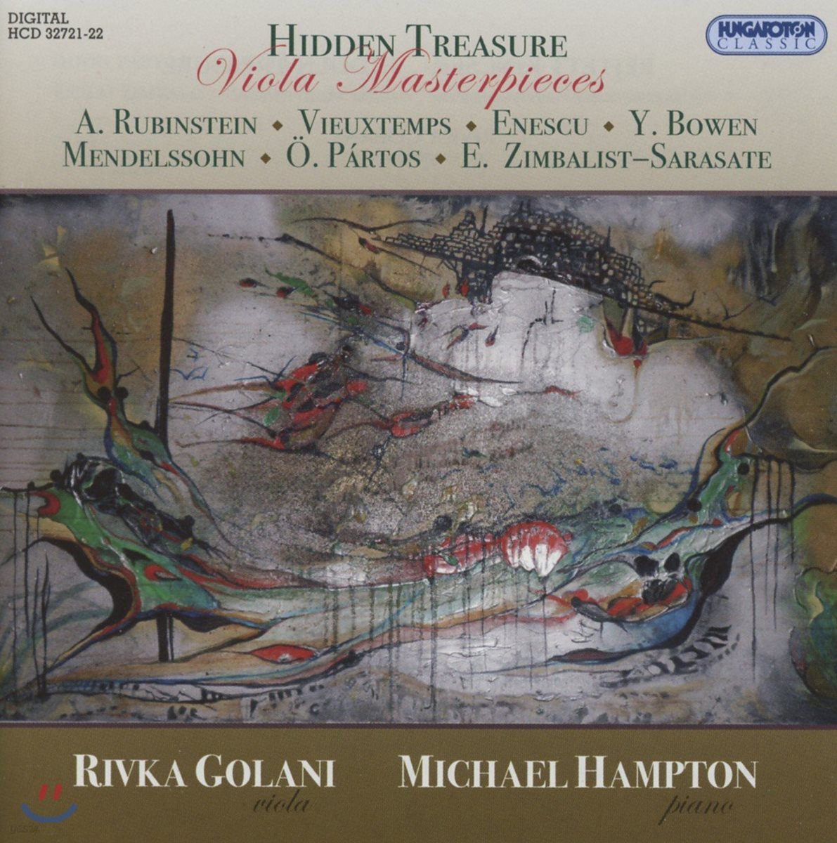 Rivka Golani 숨겨진 보물 - 비올라 명곡집: 루빈스타인 / 비외탕 / 에네스쿠 / 멘델스존 외 (Hidden Treasure - A. Rubinstein / Vieuxtemps / Enescu: Viola Masterpieces)
