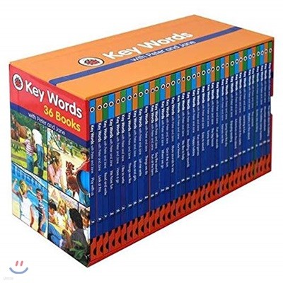 Ladybird Key Words Collection : 36 Books Box Set 