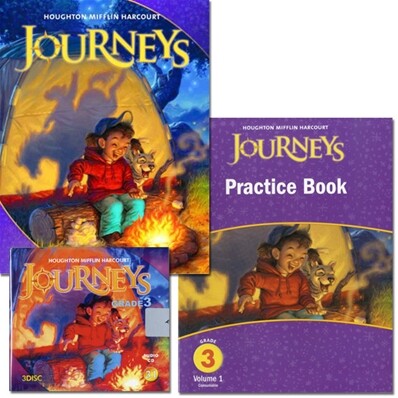 Journeys Grade 3.1 Set : Student Edition + Practice Book + Audiotext CD