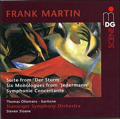 Thomas Oliemans 마르탱: 폭풍' 모음곡, 심포니 콘체르탄테. 6개의 독백 (Frank Martin: Suite from 'Der Sturm', Sinfonia concertante, Six Monologues from 'jedermann') 