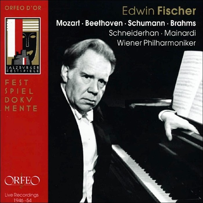 Edwin Fischer Ʈ: ǾƳ ְ / 亥: ǾƳ ҳŸ (Mozart: Piano Concertos K.503, K.482 / Beethoven: Piano Sonatas Nos. 15, 21, 32) 