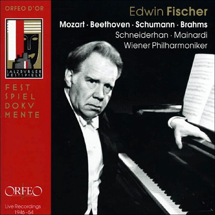 Edwin Fischer 모차르트: 피아노 협주곡 / 베토벤: 피아노 소나타 (Mozart: Piano Concertos K.503, K.482 / Beethoven: Piano Sonatas Nos. 15, 21, 32)