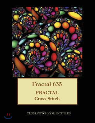 Fractal 635: Fractal cross stitch pattern