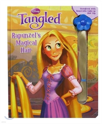 Disney Tangled : Rapunzel's Magical Hair Storybook with Light Up Removable Hair
