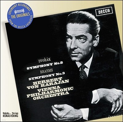 Herbert von Karajan 庸:  8 /  :  3 (Dvorak: Symphony No.8 / Brahms: Symphony No.3) 츣Ʈ  ī