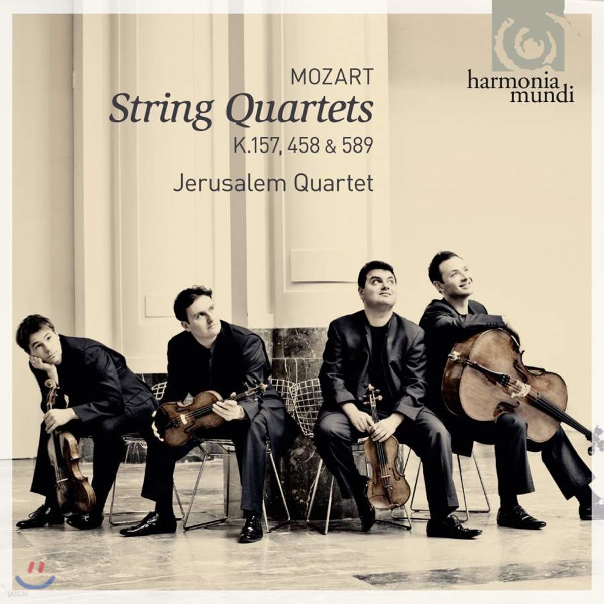Jerusalem Quartet 모차르트: 현악 사중주 4번 17번 22번 (Mozart : String Quartets K.157, K.458 , K.589)