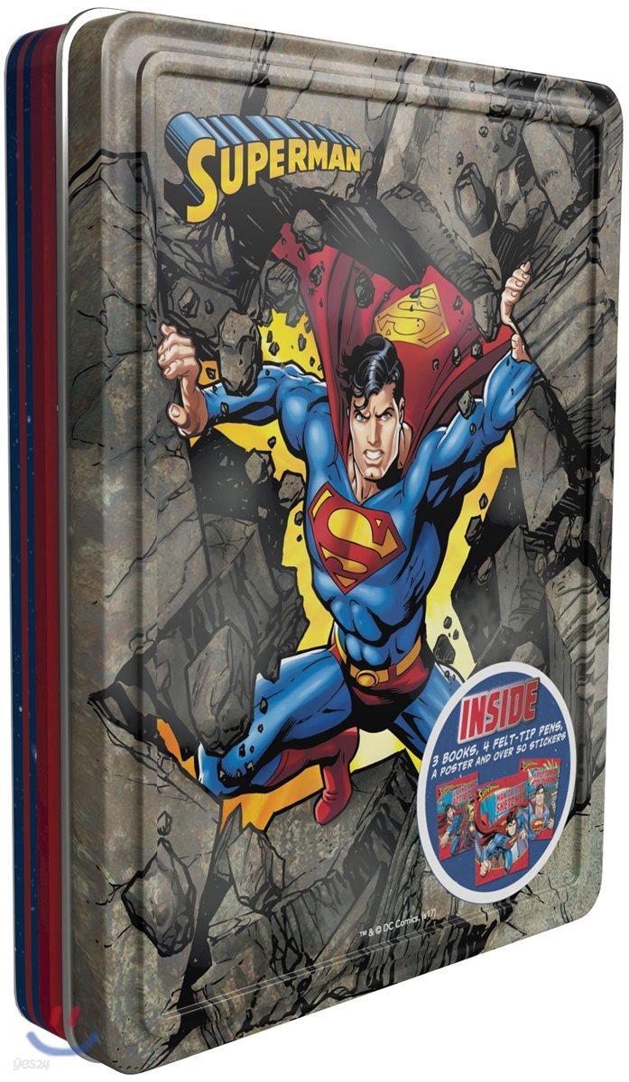 Superman Happy Tin