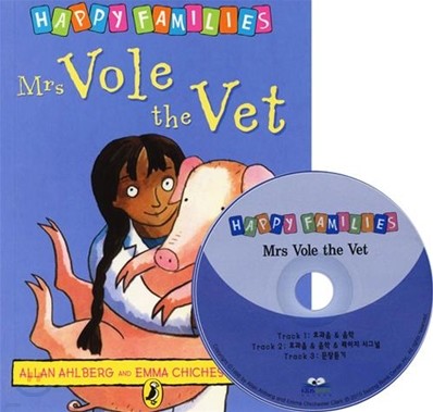 Happy Families : Mrs Vole the Vet (Book & CD)