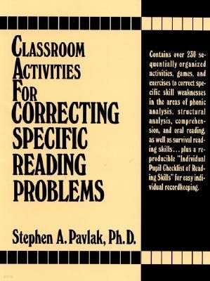 Classroom Activities for Correcting Specific Reading Problems