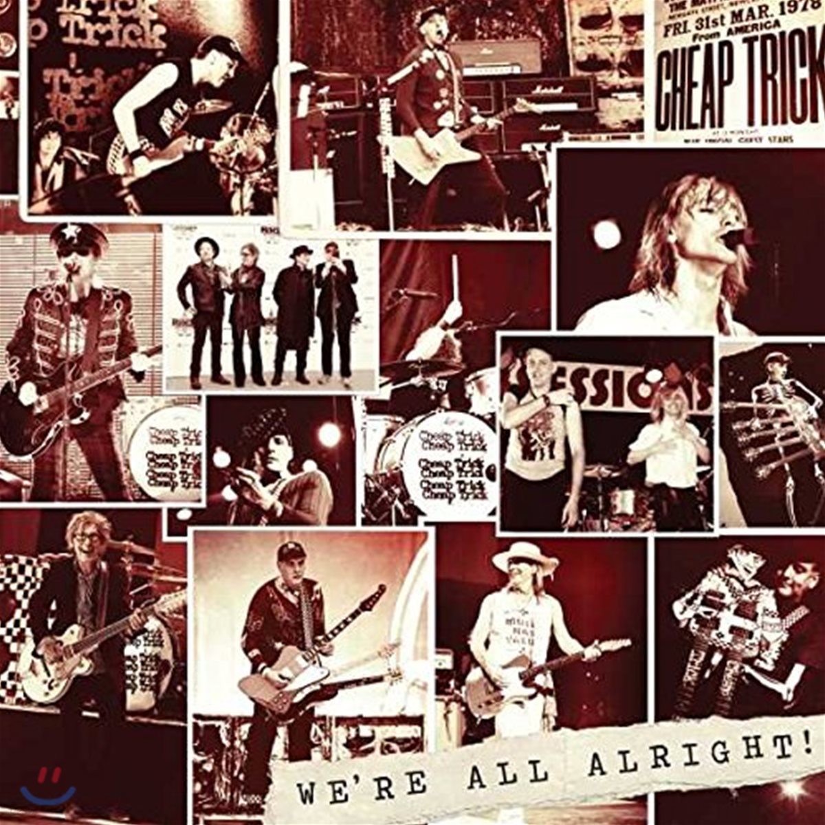 Cheap Trick (칩 트릭) - We&#39;re All Alright! [LP]