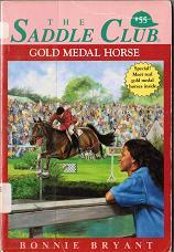 the saddle club #55 gold medal horse