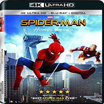  Spider-Man: Homecoming (스파이더맨: 홈커밍) (2017) (한글자막)(4K Ultra HD + Blu-ray + Digital) - YES24 