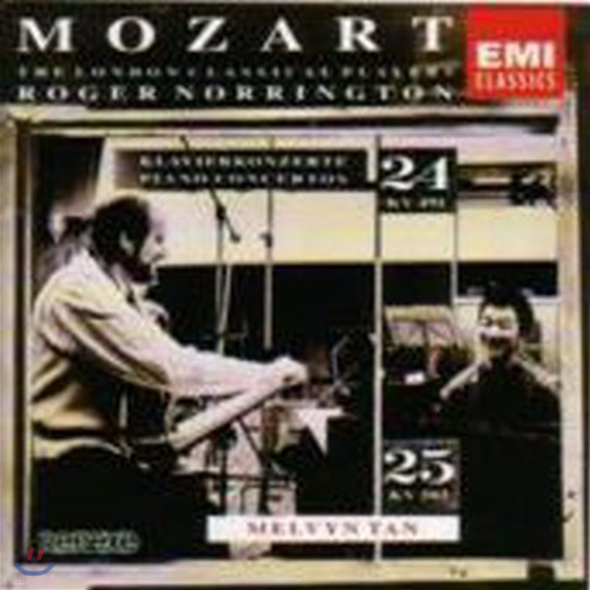 [중고] Roger Norrington / Mozart Piano concertos No.24,K.491 & No.25,K.503 (수입/cdc7542952)