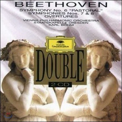 [߰] Karl Bohm / Beethoven: Symphonies No. 6, Pastoral 7 & 8 Overtures (2CD/dg2921)