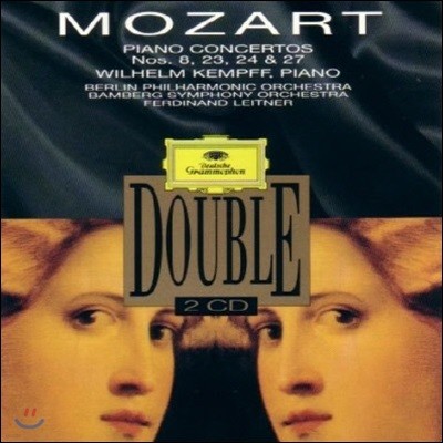 [߰] Wilhelm Kempff / Mozart : Piano Concertos No. 8, 23, 24 & 27 (2CD/dg2942)