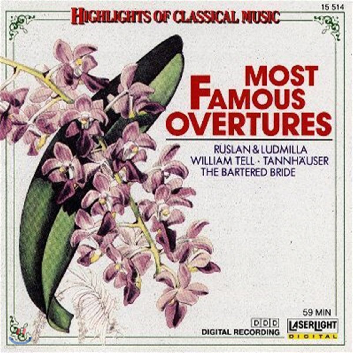 [중고] V.A. / Most Famous Overtures (수입/15514)