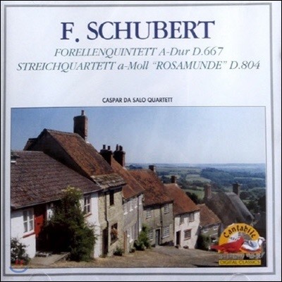 Caspar Da Salo Quartett / Schubert: Forellenquintett, Streichquartett "rosamunde" (̰/srk5041)
