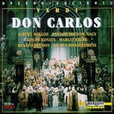 [߰] Albert Miklos, Ferenc Beganyi Etc. / Verdi: Don Carlos - Opera Highlights (/14111)