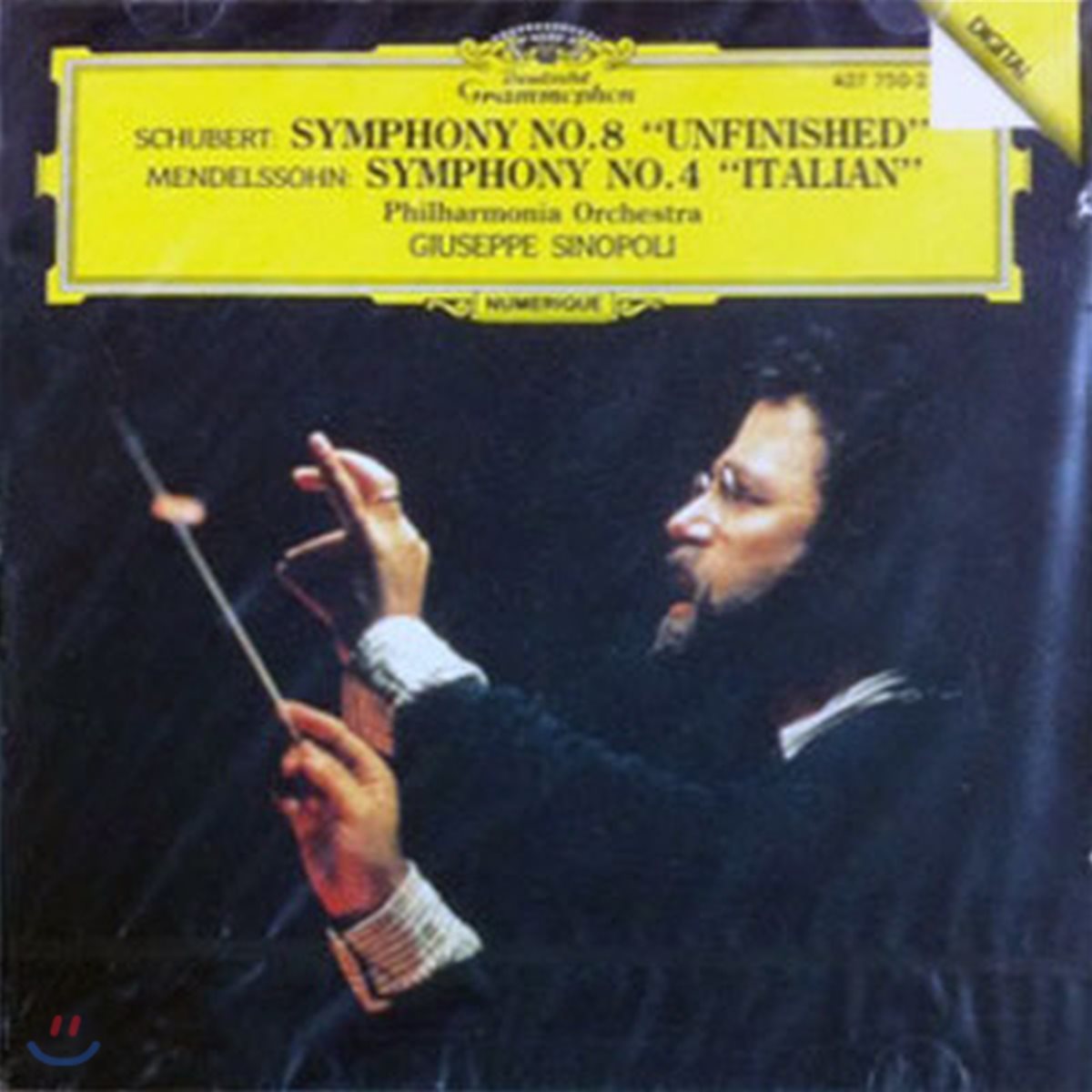 [중고] Giuseppe Sinopoli / Schubert : Symphony No.8; Mendelssohn : Symphony No.4 (4108622)