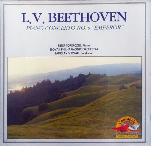 Ladislav Slovak / Beethoven Piano Concerto No.5 "Emperor" (미개봉/자켓확인/sxcd5111)
