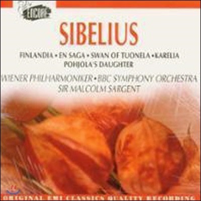 [߰] Malcolm Sargent / Sibelius : Finlandia Usw. (eked0028)
