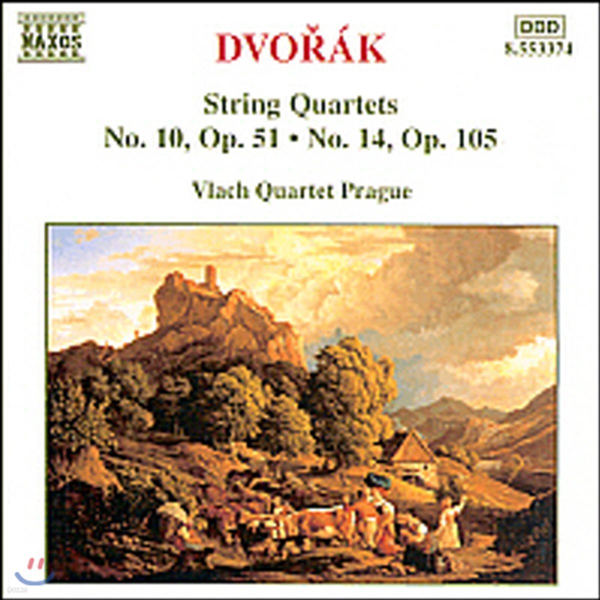 [중고] Vlach Quartet Prague / Dvorak: String Quartet No.10 Op.51, No.14 Op.105 (수입/8553374)