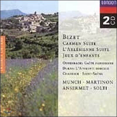 [߰] Ernest Ansermet, Charles Munch, Jean Martinon, Georg Solti / Bizet : Carmen Suite, Offenbach : Gaite Parisienne, Etc (2CD/dd2979)