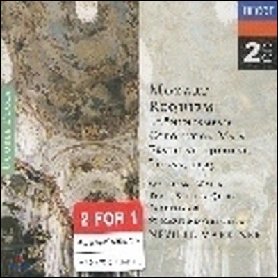 [߰] Neville Marriner / Mozart : Requiem K626, Kr&ouml;nungsmesse K.317 (2CD/dd2971)