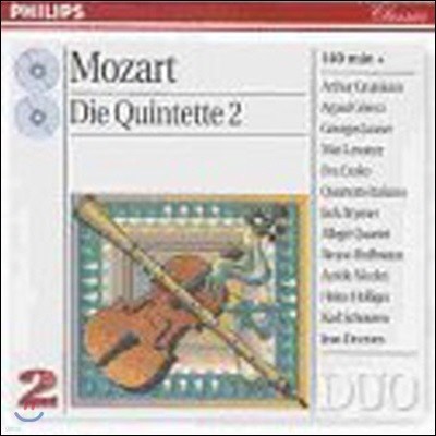 [߰] Arthur Grumiaux / Mozart : The Complete Quintets Vol.2 (2CD/dp4721)